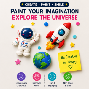 DIY Space Explorer Painting Kit for Kids