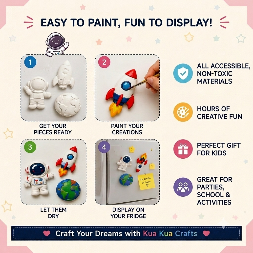 DIY Space Explorer Painting Kit for Kids - Image 9