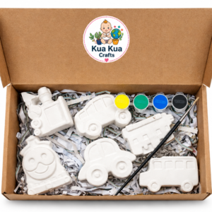 DIY Kids Painting Kit with 6 Acrylic Colours and Brush