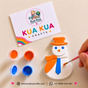 Snowman Plaster Painting Kit